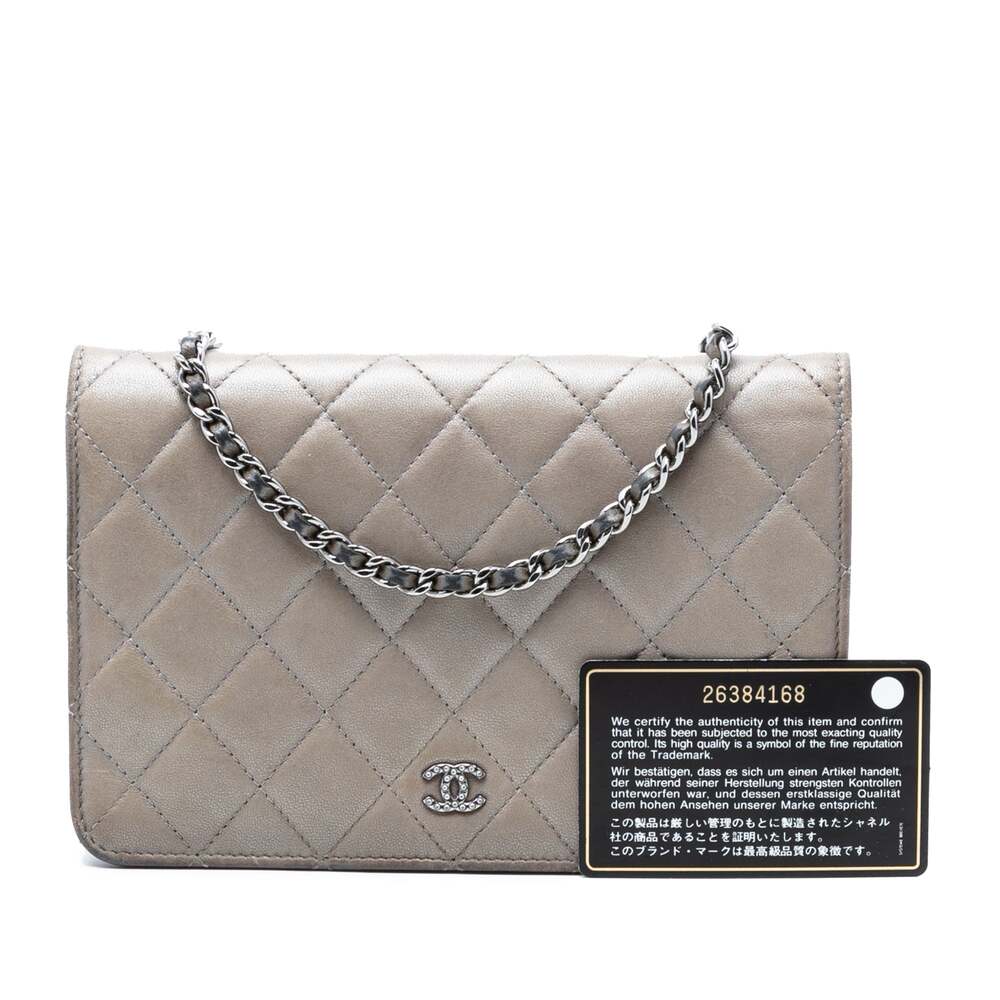 Chanel Pearl Strap Wallet On Chain #256568C31B - Picture 8 of 8